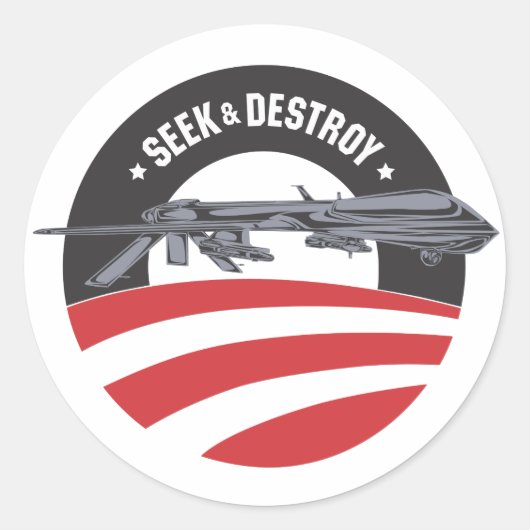 obama wil sticker van missie verslaan (Voorkant)