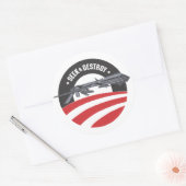 obama wil sticker van missie verslaan (Envelop)