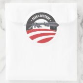 obama wil sticker van missie verslaan (Tas)