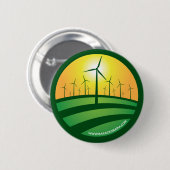 Obama Winds of Change Button (Voorkant /achterkant)