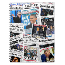 Obama wint herverkiezing 2012-laptop notitieboek