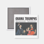 obama wint magneet (Voorkant / Achterkant)