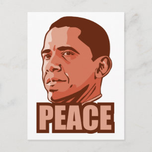 Obama wint prijs voor de vrede briefkaart