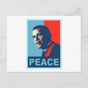 Obama wint T-shirts voor de vredesprijs Briefkaart