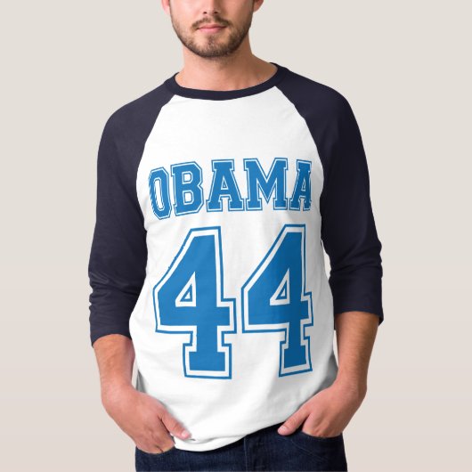 Obama wint! Wordt Amerikaans 44e President T-shirt (Voorkant)