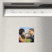 Obama Witte Huis Fist Bump Magnet (Insitu (Vaatwasser))