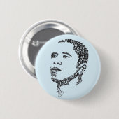 Obama: Woorden van hoop Ronde Button 5,7 Cm (Voorkant /achterkant)