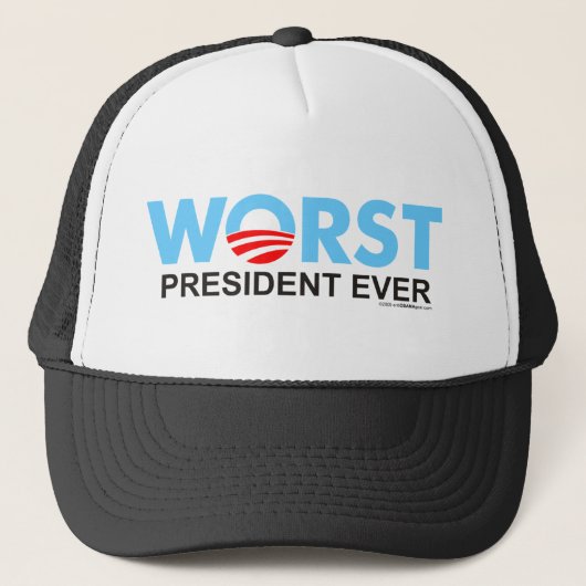 Obama WorstEver Trucker Pet (Voorkant)