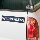 Obama Worthless Bumpersticker (Op Truck)