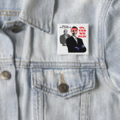 Obama YES DAT WE HEBBEN GEDEID Vierkante Button 5,1 Cm (In situ)