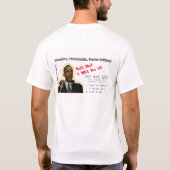 Obama zal het oplossen! t-shirt (Achterkant)