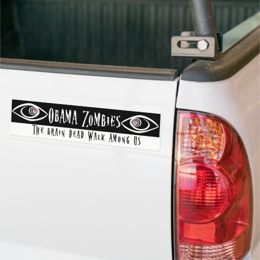 Obama Zombie Bumpersticker (Op Truck)
