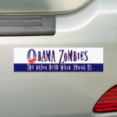 Obama Zombies Bumpersticker (Op auto)