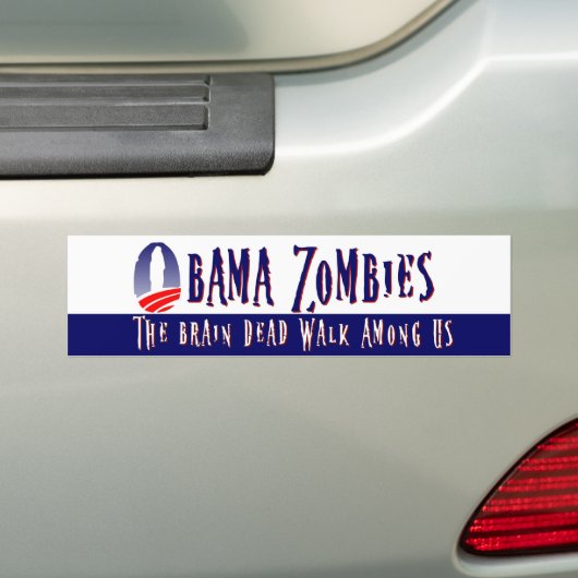 Obama Zombies Bumpersticker (Op auto)