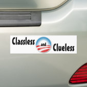 Obama zonder classen zonder grenzen bumpersticker (Op auto)