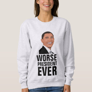 OBAMA, zwaarder President in T-shirts