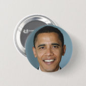 ObamaBarack Ronde Button 5,7 Cm (Voorkant /achterkant)