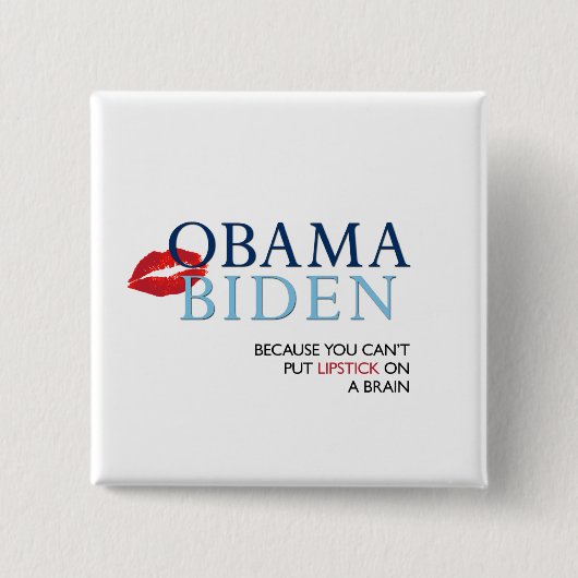 ObamaBiden Button - anti-Palin/McCain (Voorkant)