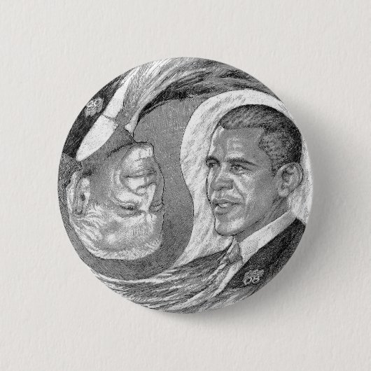 ObamaBiden-Buttonnen Ronde Button 5,7 Cm (Voorkant)