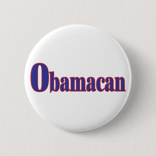 Obamacan Ronde Button 5,7 Cm (Voorkant)