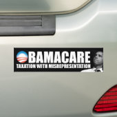 ObamaCare: Belastingmisbruik Bumpersticker (Op auto)