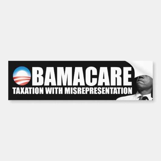 ObamaCare: Belastingmisbruik Bumpersticker (Voorkant)