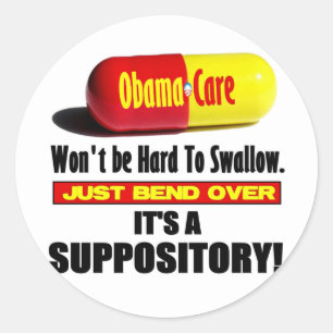 ObamaCare - Bewaarplaats Ronde Sticker