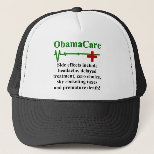 ObamaCare-bijwerkingen Trucker Pet (Voorkant)