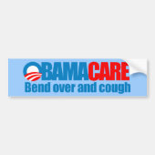 Obamacare - Buig over en hoest Bumpersticker (Voorkant)