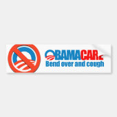 Obamacare - Buig over en hoest Bumpersticker (Voorkant)