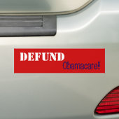 Obamacare! Bumpersticker (Op auto)