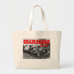 OBAMACARE GROTE TOTE BAG