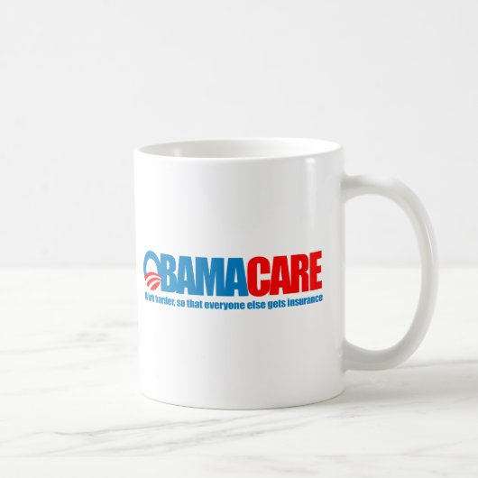 Obamacare - harder werken koffiemok (Rechts)