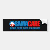 Obamacare - Hier komt het aan Bumpersticker (Voorkant)