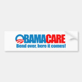Obamacare - Hier komt het aan Bumpersticker (Voorkant)