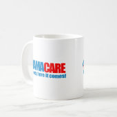Obamacare - Hier komt het aan Koffiemok (Voorkant links)