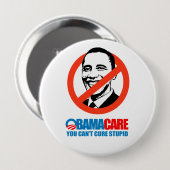 Obamacare - Je kunt niet dom genezen Ronde Button 4,0 Cm (Voorkant /achterkant)