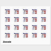 ObamaCare: "Je liegt!" Ronde Sticker (Vel)