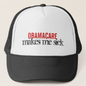 OBAMACARE maakt me ziek Trucker Pet (Voorkant)
