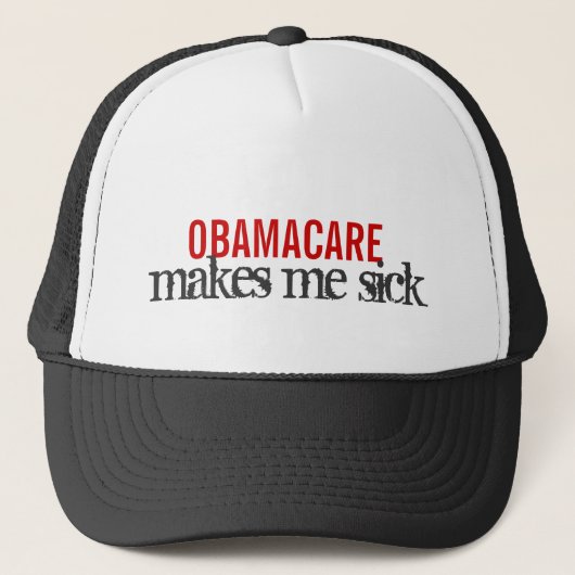 OBAMACARE maakt me ziek Trucker Pet (Voorkant)
