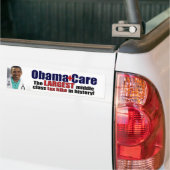 ObamaCare: Middenklasse belastingheek Bumpersticker (Op Truck)