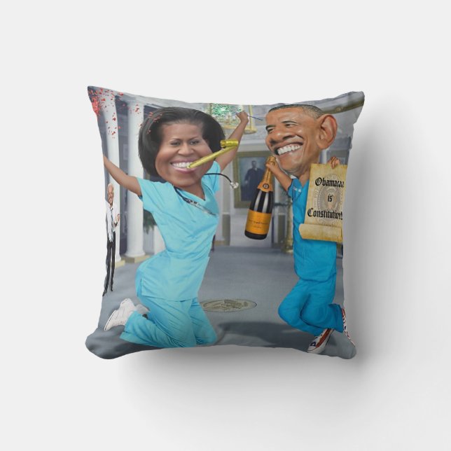ObamaCare Pillow Kussen (Voorkant)