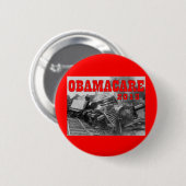 OBAMACARE RONDE BUTTON 5,7 CM (Voorkant /achterkant)