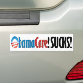 ObamaCare Sucks Bumpersticker (Op auto)