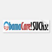 ObamaCare Sucks Bumpersticker (Voorkant)