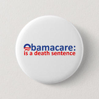Obamacare: terdoodveroordeling ronde button 5,7 cm