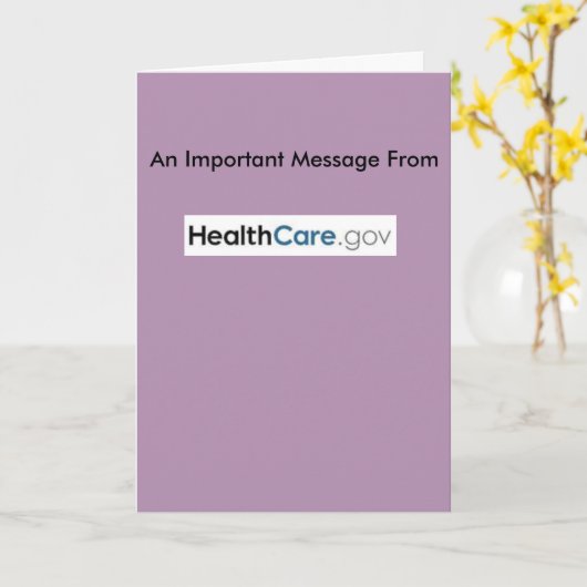 Obamacare wordt goed Kaart (Gele Bloem)