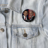 obamaDebat,    OBAMABIDEN2008 Ronde Button 5,7 Cm (In situ)