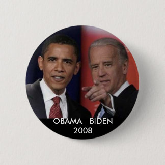 obamaDebat, OBAMABIDEN2008 Ronde Button 5,7 Cm