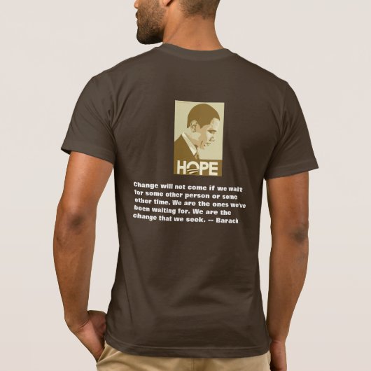 ObamaHOPE T-shirt (Achterkant)